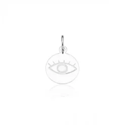 Pingente Plaquinha com Olho Grego