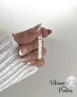 Pingente Plaquinha Equilíbrio