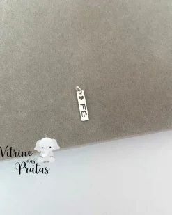 Pingente Plaquinha Fé