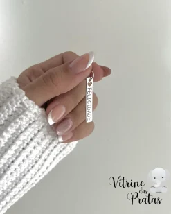 Pingente Plaquinha Felicidade