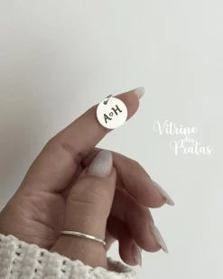 Pingente Plaquinha Redonda Personalizada (LEIA A DESCRIÇÃO)