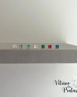 Pingente Ponto de Luz Quadrado