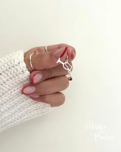 Pingente Taça Vinho com Zircônia