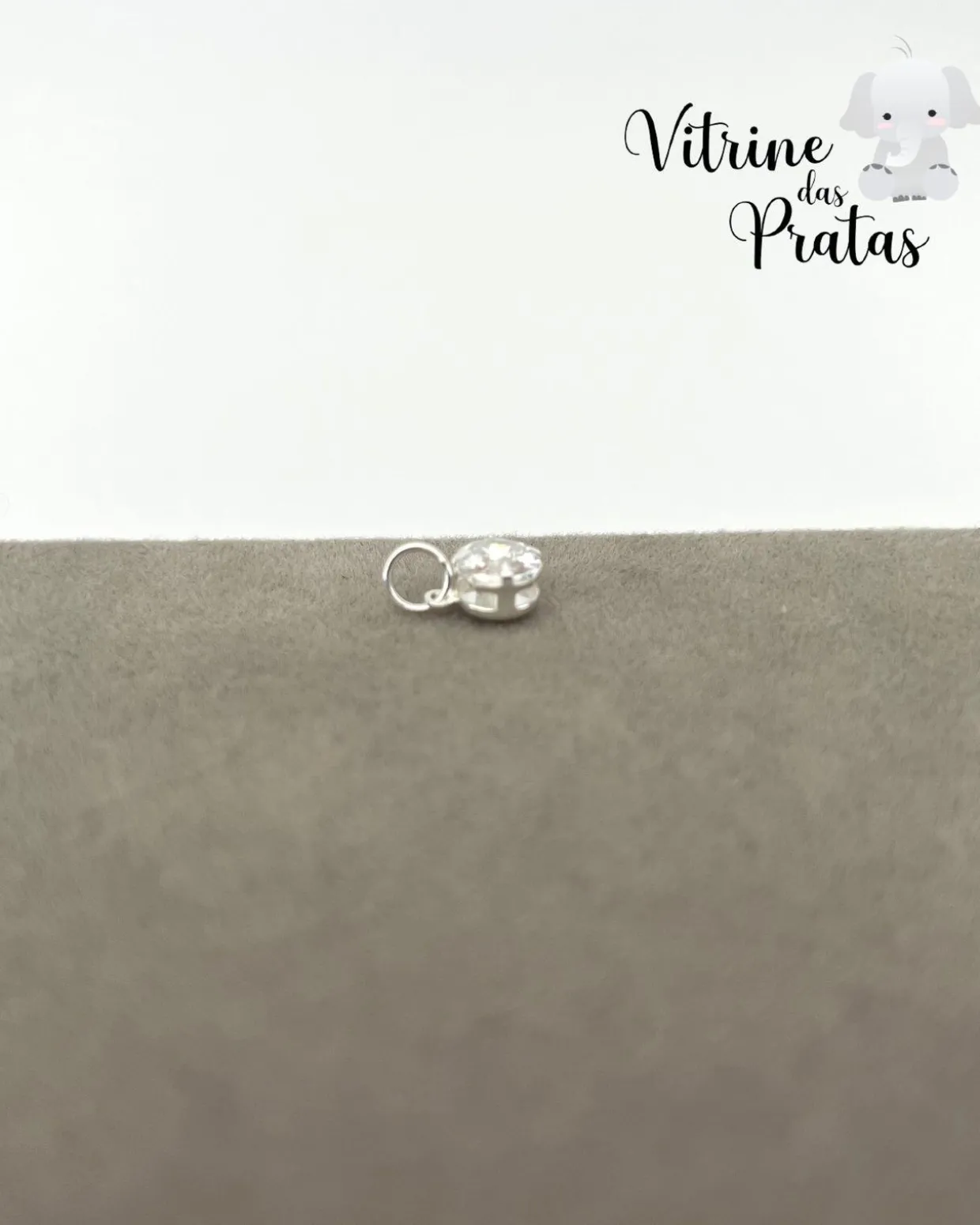 Pingente Zircônia Redonda