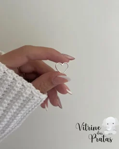 Pingente Coração Vazado