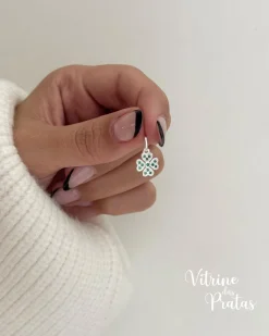 Pingente Trevo Cravejado