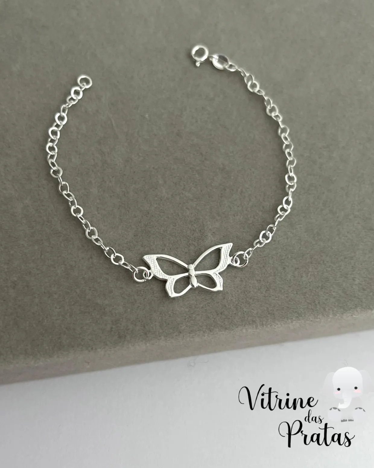 Pulseira Borboleta Vazada