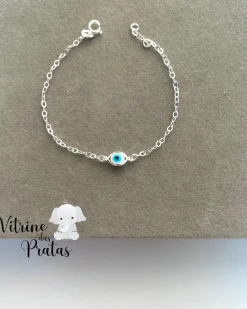 Pulseira Elos com Olho Grego
