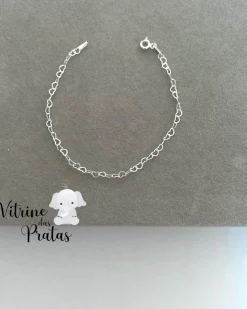 Pulseira Elos Corações