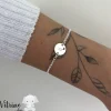 Pulseira Letra com Coração