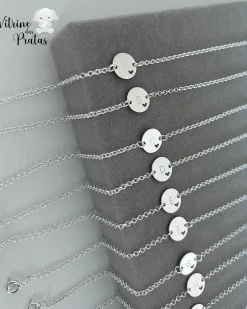 Pulseira Letra com Coração