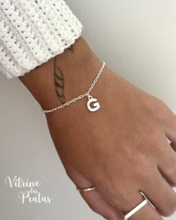 Pulseira Letra Cravejada
