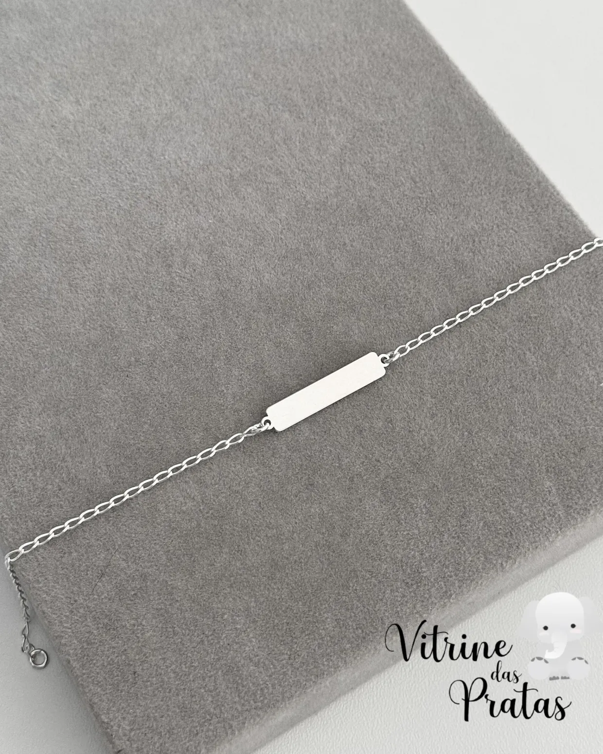 Pulseira Plaquinha Personalizada (LEIA A DESCRIÇÃO)