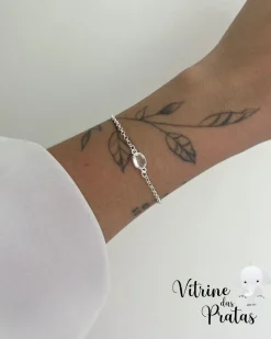 Pulseira Zircônia Oval
