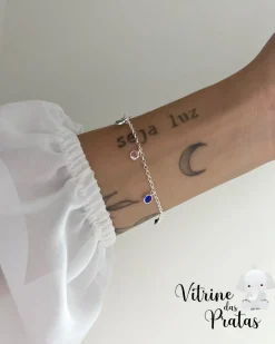 Pulseira Zircônias Coloridas Penduradas