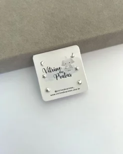 Trio de Brincos Coração Lua e Estrela